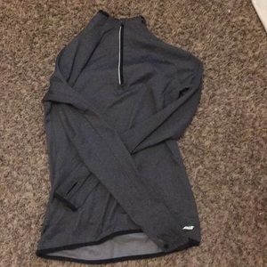 Tight gray pullover